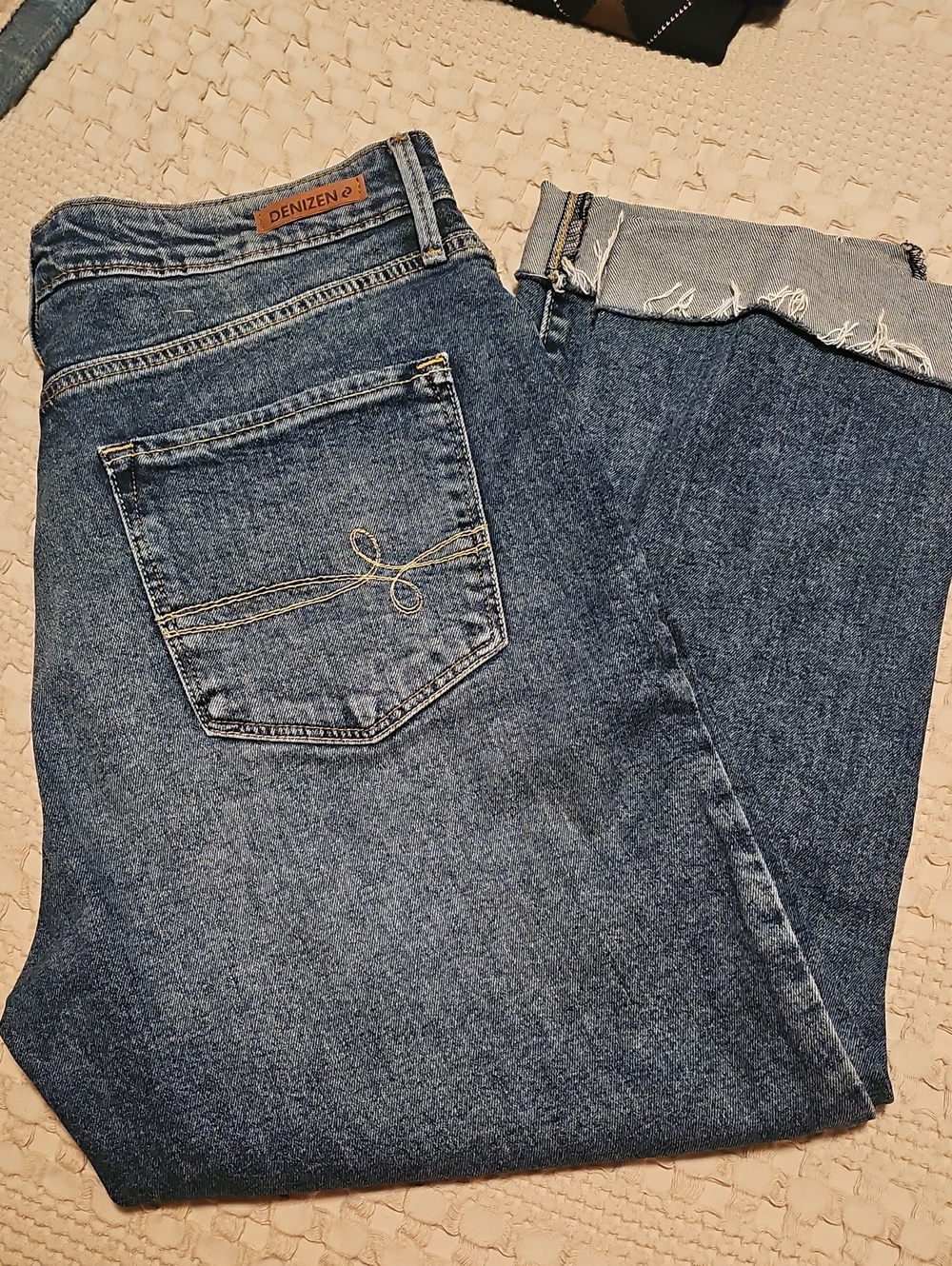Denizen from Levi's Women's Medium Blue Straight Leg Jeans